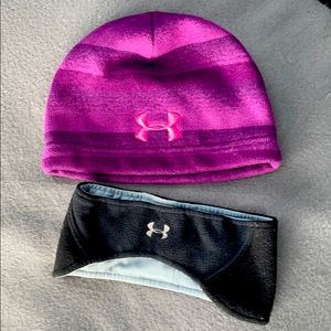 Lot of Under Armour Woman’s Beanie and Headband